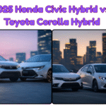 2025 Honda Civic Hybrid vs. Toyota Corolla Hybrid